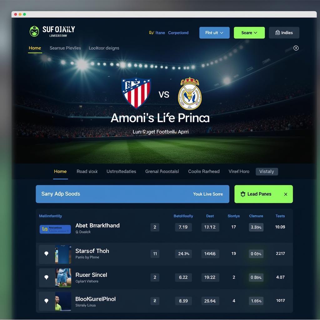 Integrating a Football Live Ticker Widget on a Website