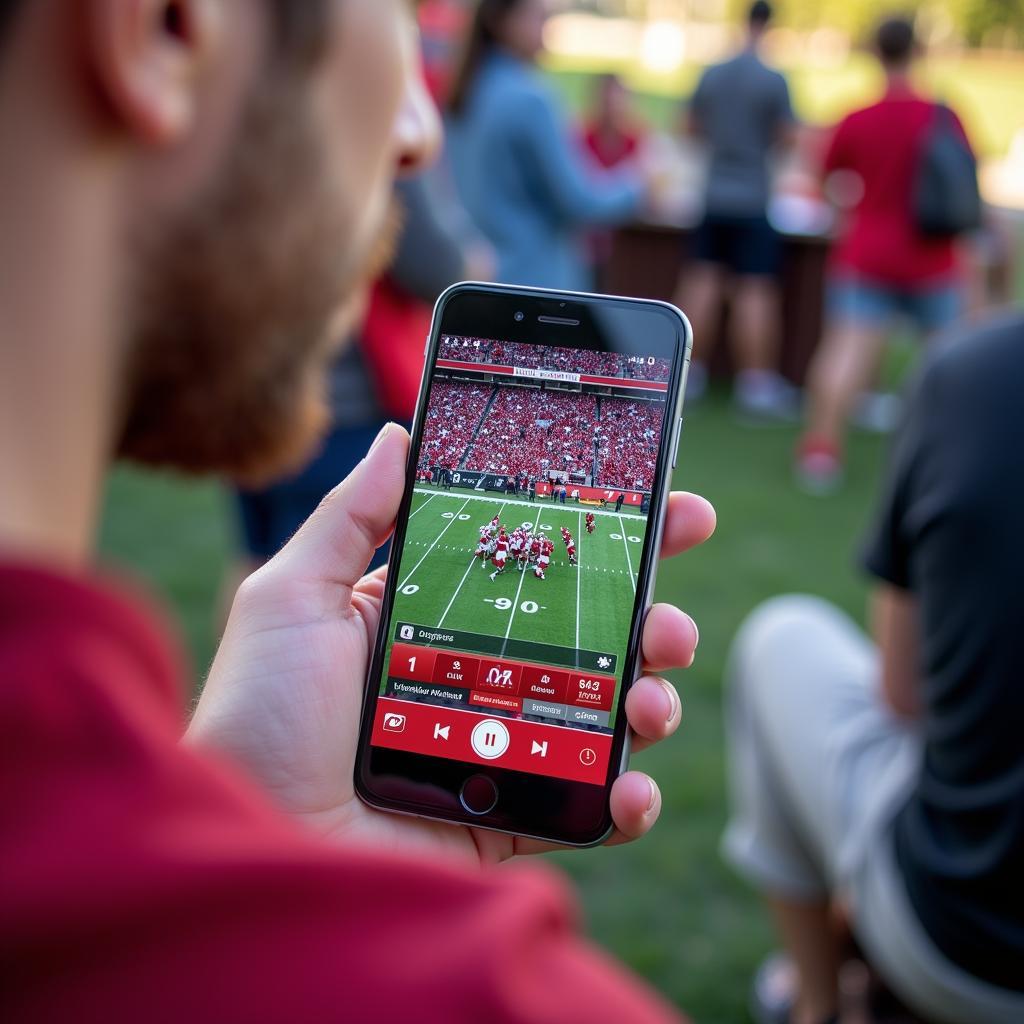 Wisconsin Badgers Football Game Live Stream on Phone