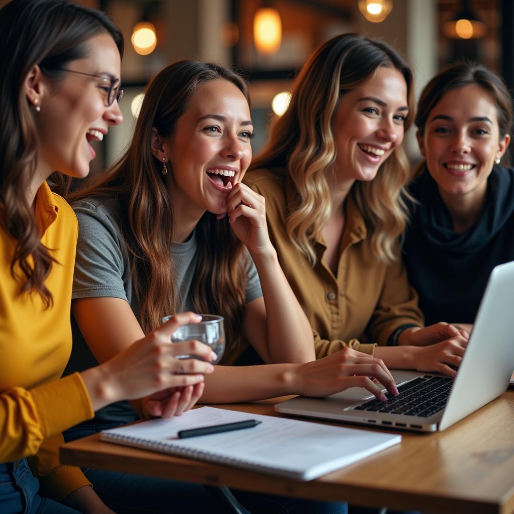 Women Playing Fantasy Football