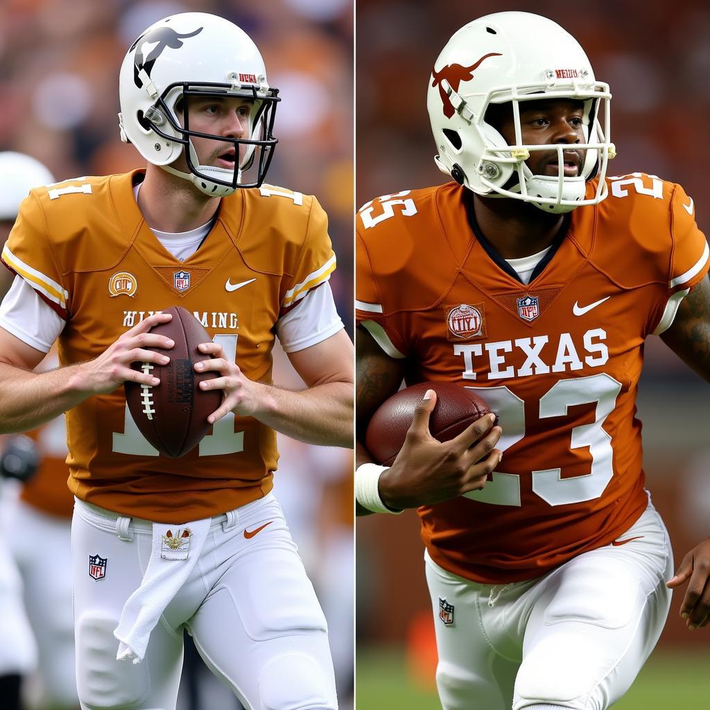 Key Players: Wyoming Cowboys and Texas Longhorns Football