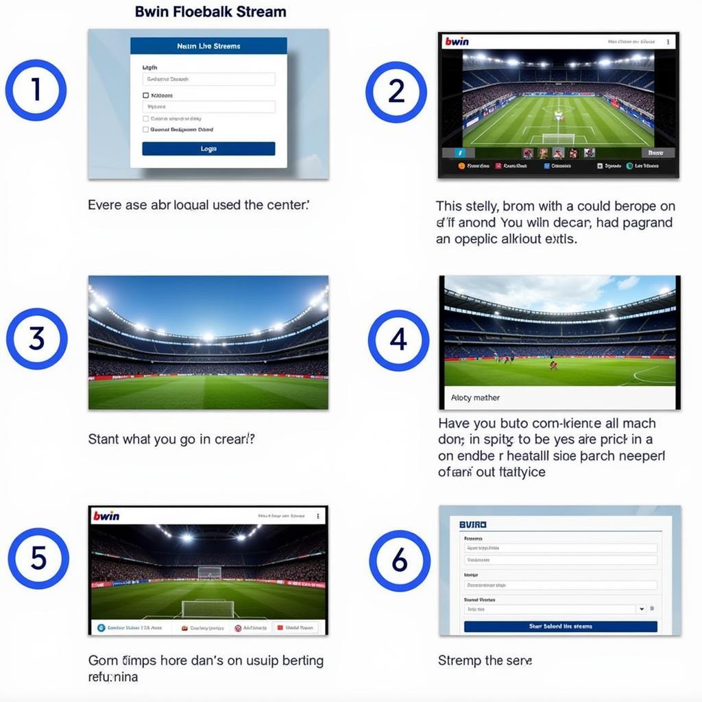 Step-by-step guide to accessing live football streams on the bwin platform.