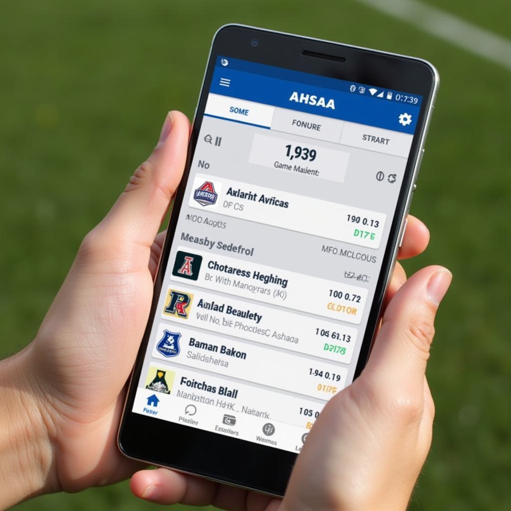 Using a Mobile App to Follow AHSAA Live Scores