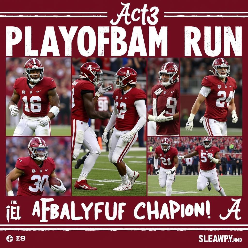 Alabama Football 2018 Playoff Journey