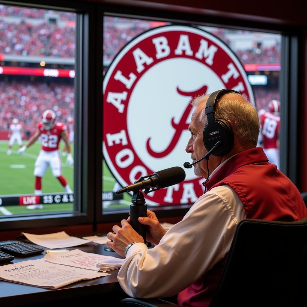 Alabama Football Radio Broadcast