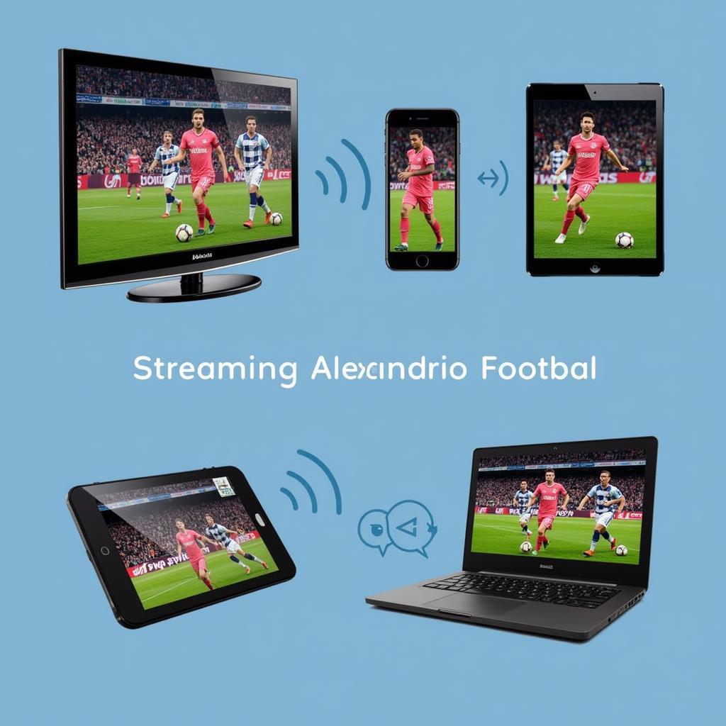 Devices for Alexandria Football Live Streaming