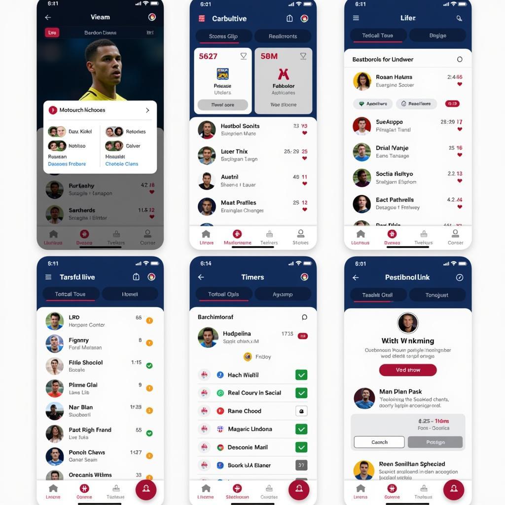 Key Features of All Football Live Apps