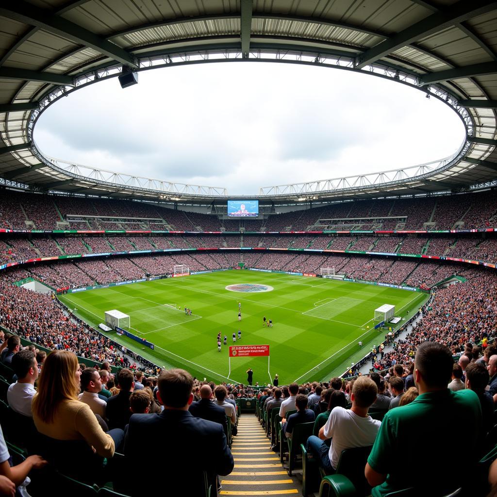 Croke Park packed with fans during the All Ireland Football Final