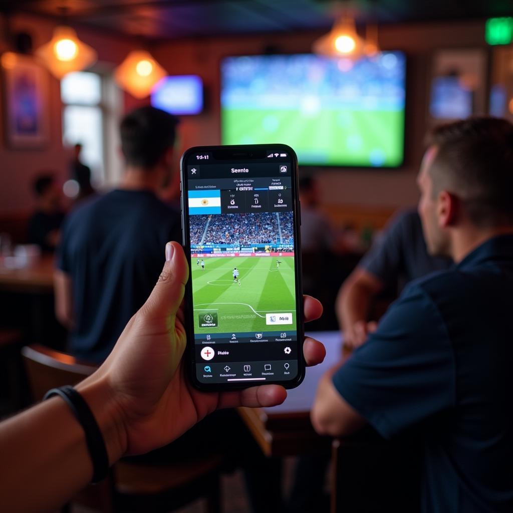 Argentina Football Live Updates on Mobile Phone