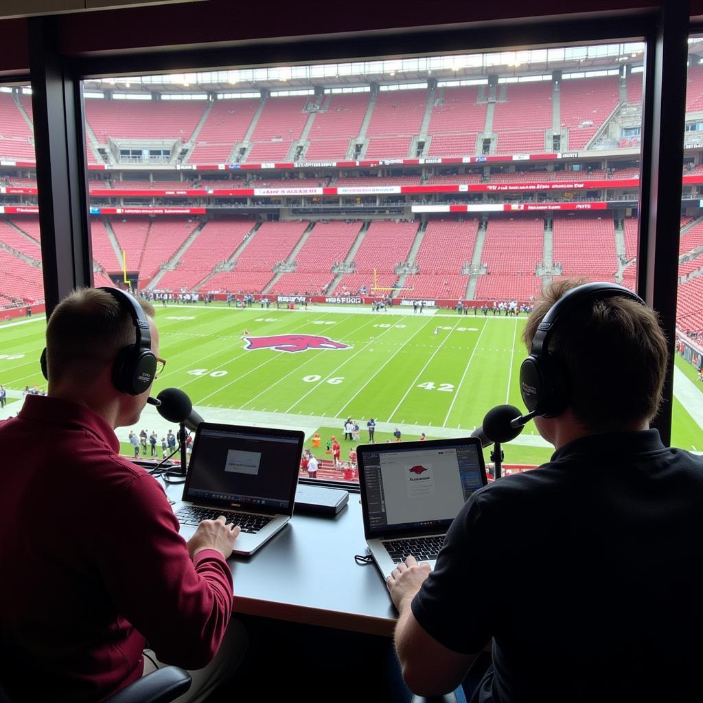 Arkansas Razorback Football Live Radio Broadcast