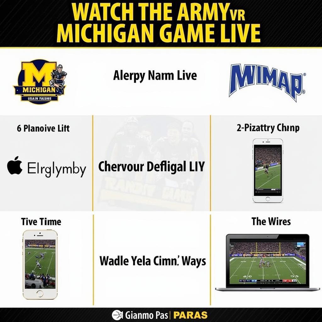 Army Michigan Football Live Viewing Options