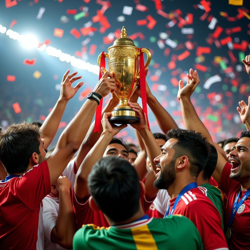 Asia Cup Trophy Celebration