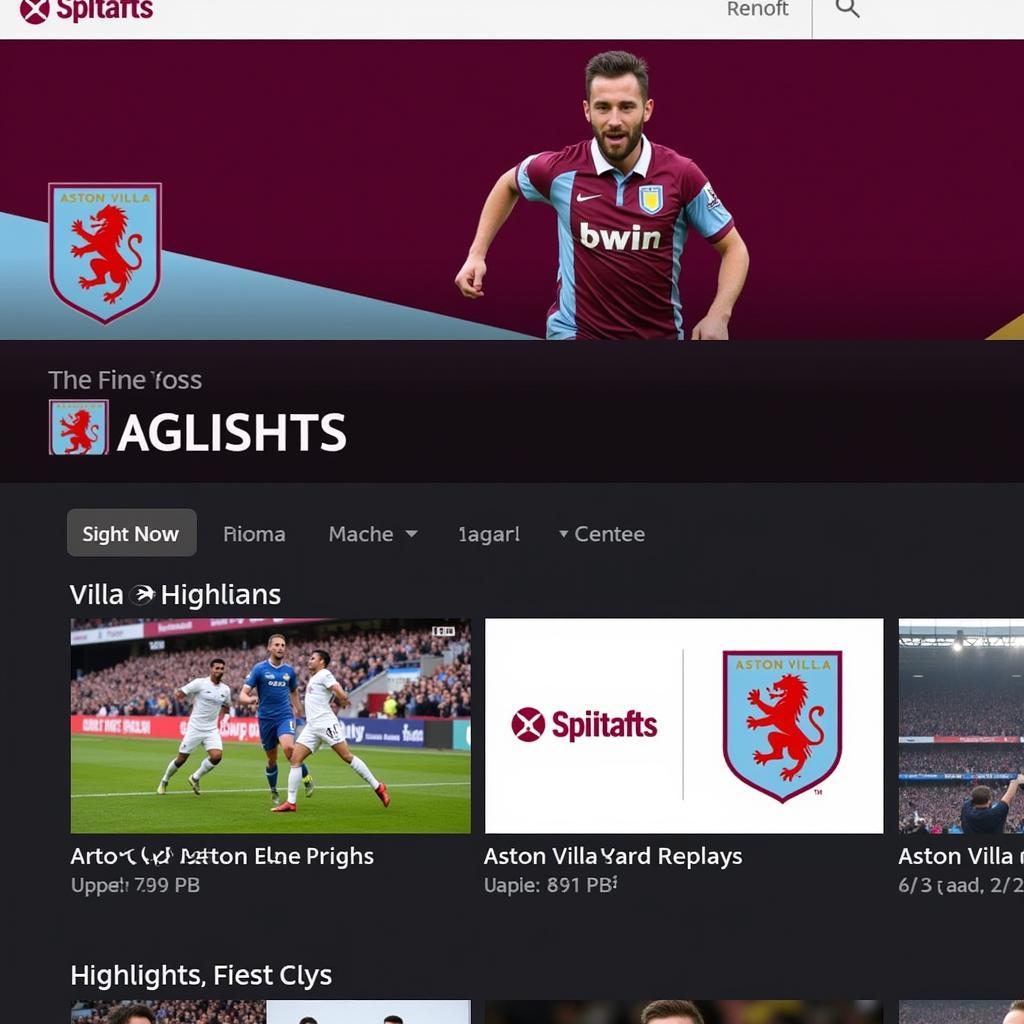 Aston Villa Match Highlights On Demand