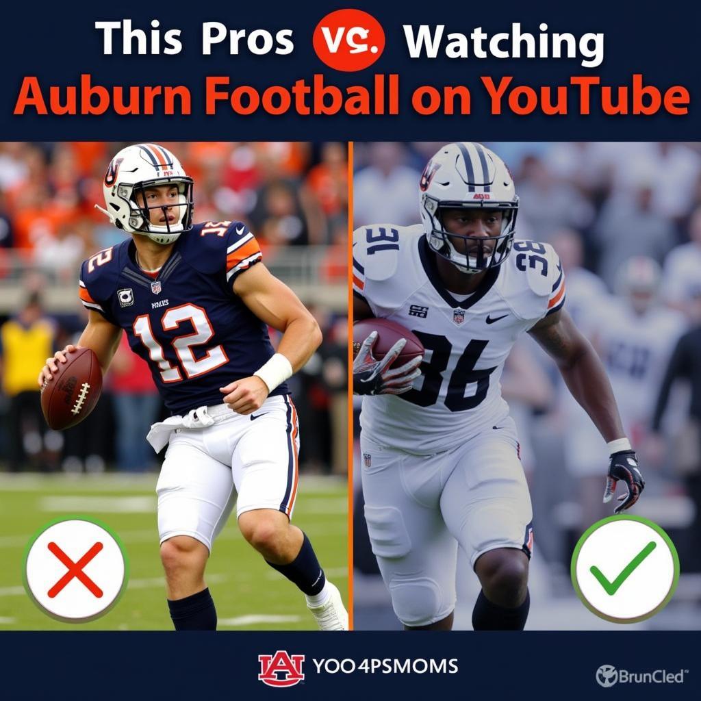 Pros and Cons of Watching Auburn Football on YouTube