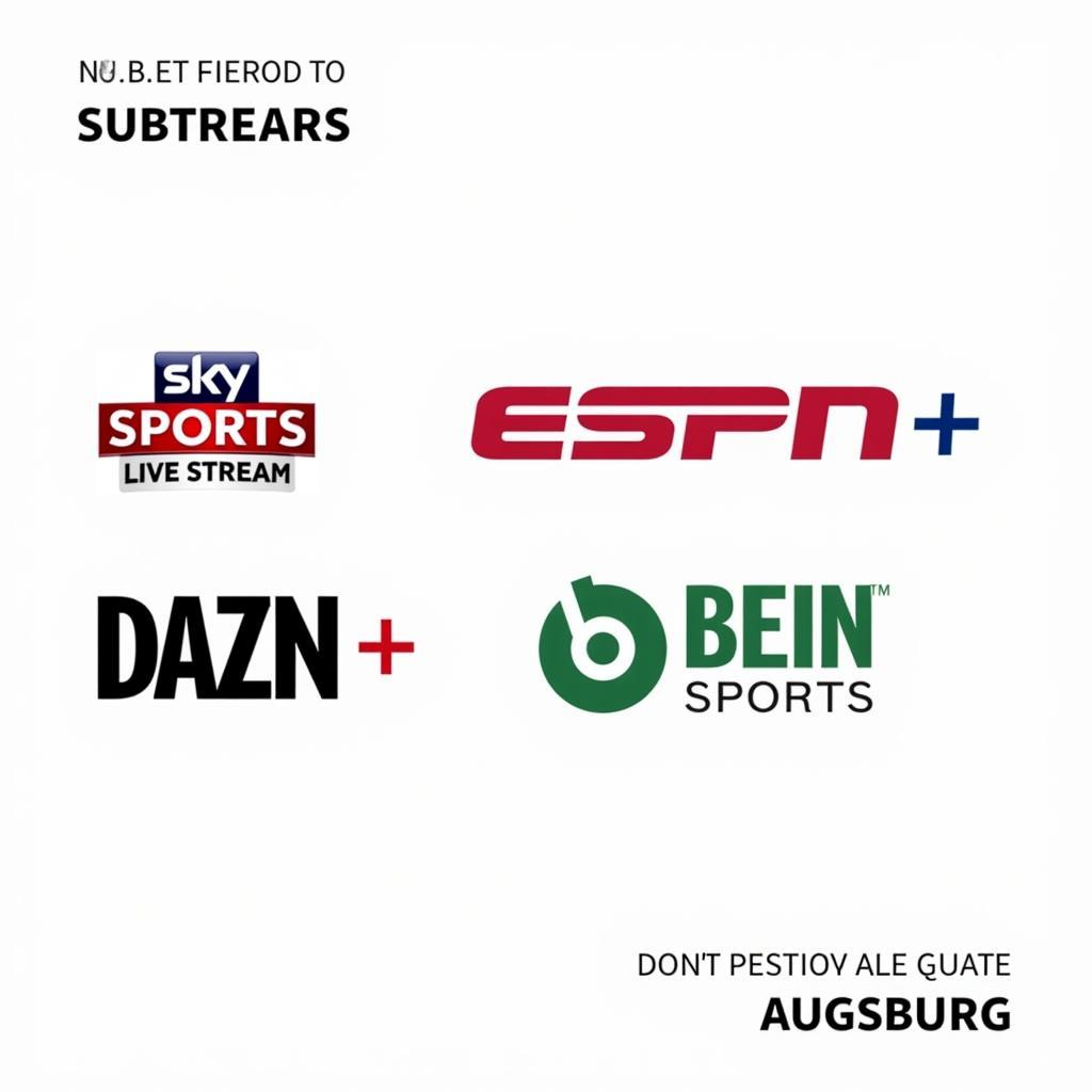 Official Augsburg Football Live Stream Broadcasters