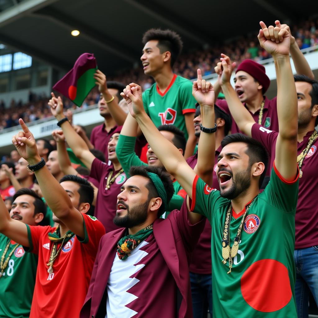 Bangladesh and Qatar Fans Live