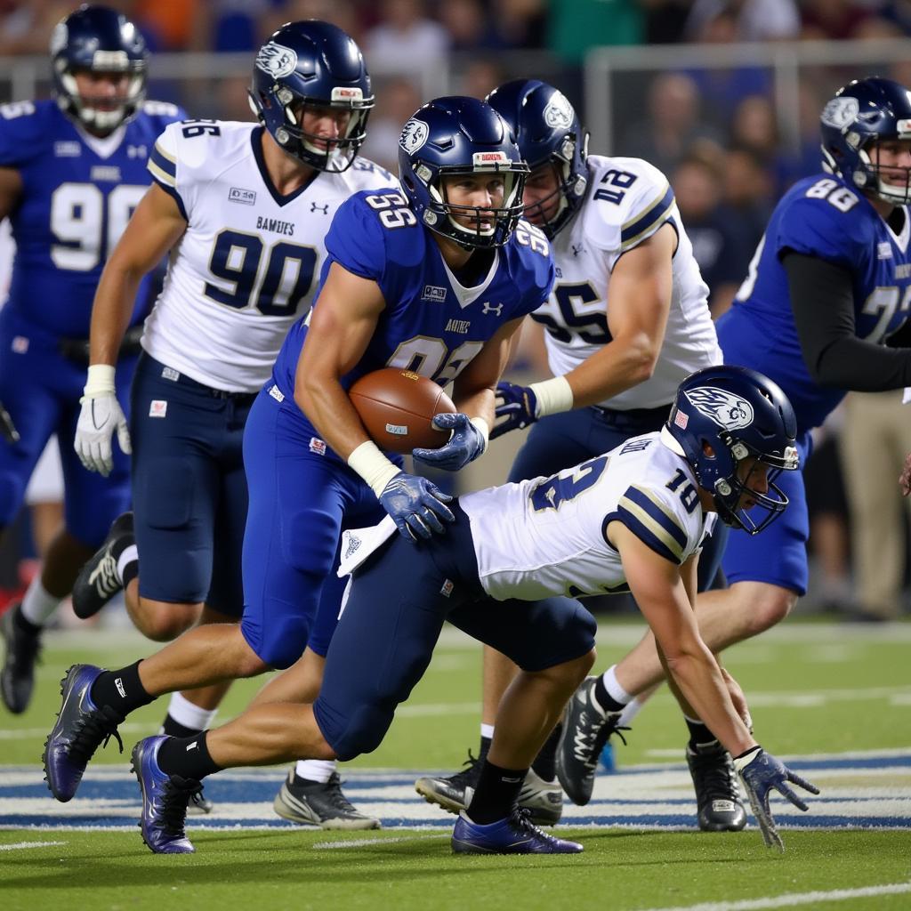 Barbers Hill Football Live Action Photo