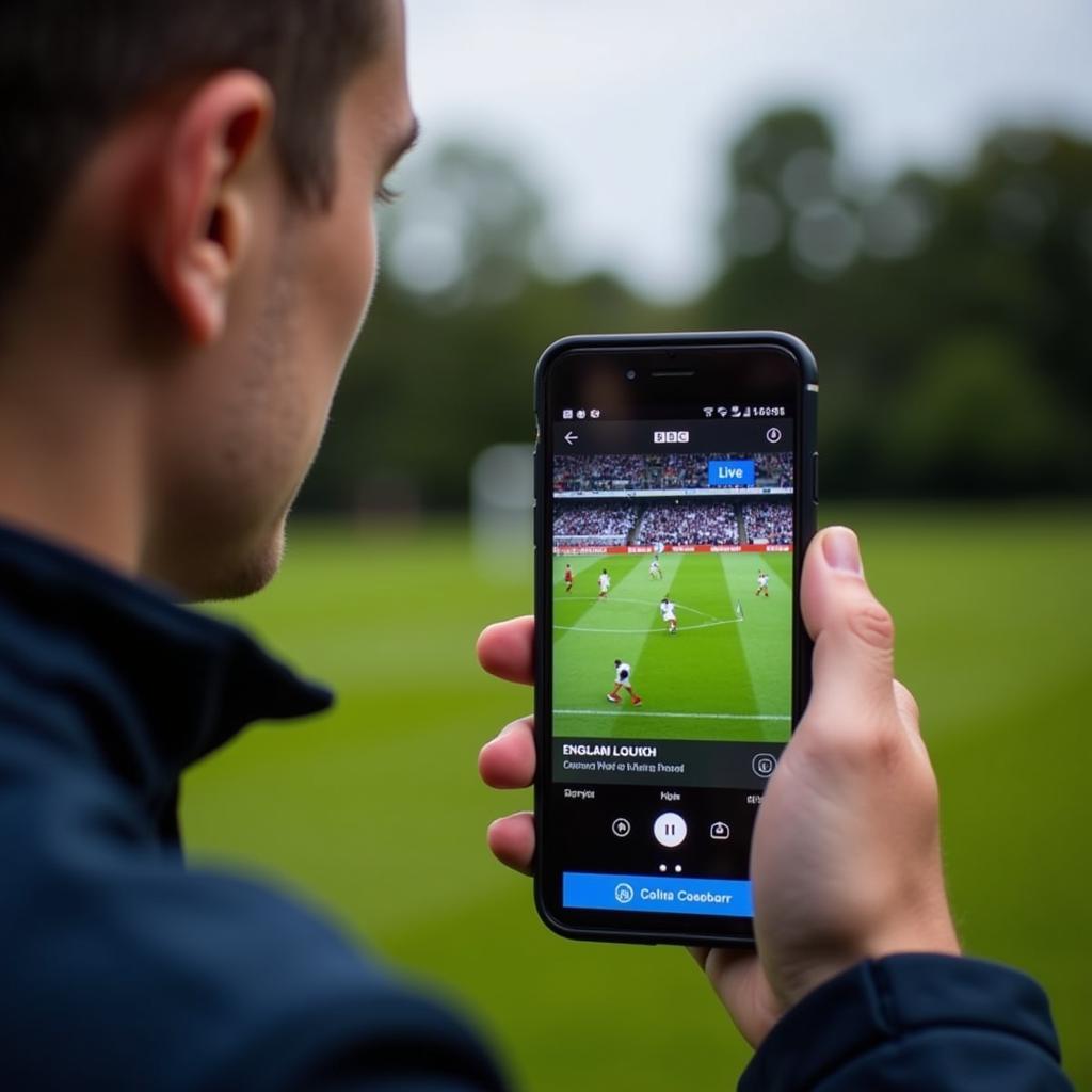 Watching BBC England Match on Mobile via iPlayer