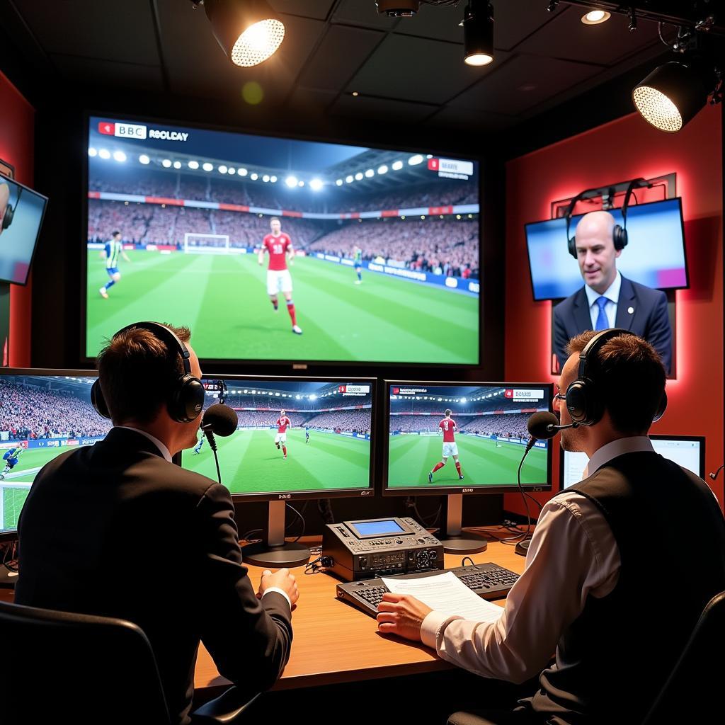 BBC Radio Live Football Commentary Studio