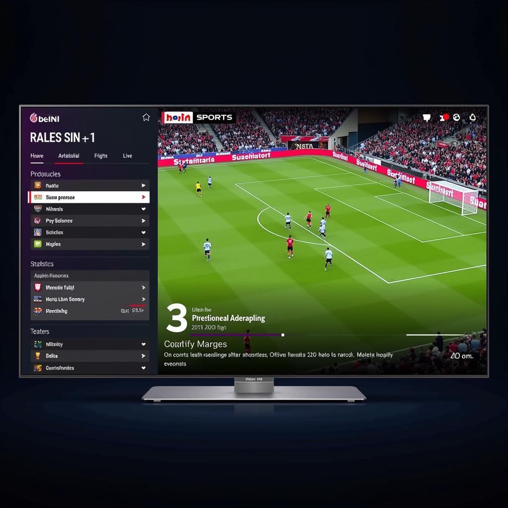 The beIN SPORTS Interface