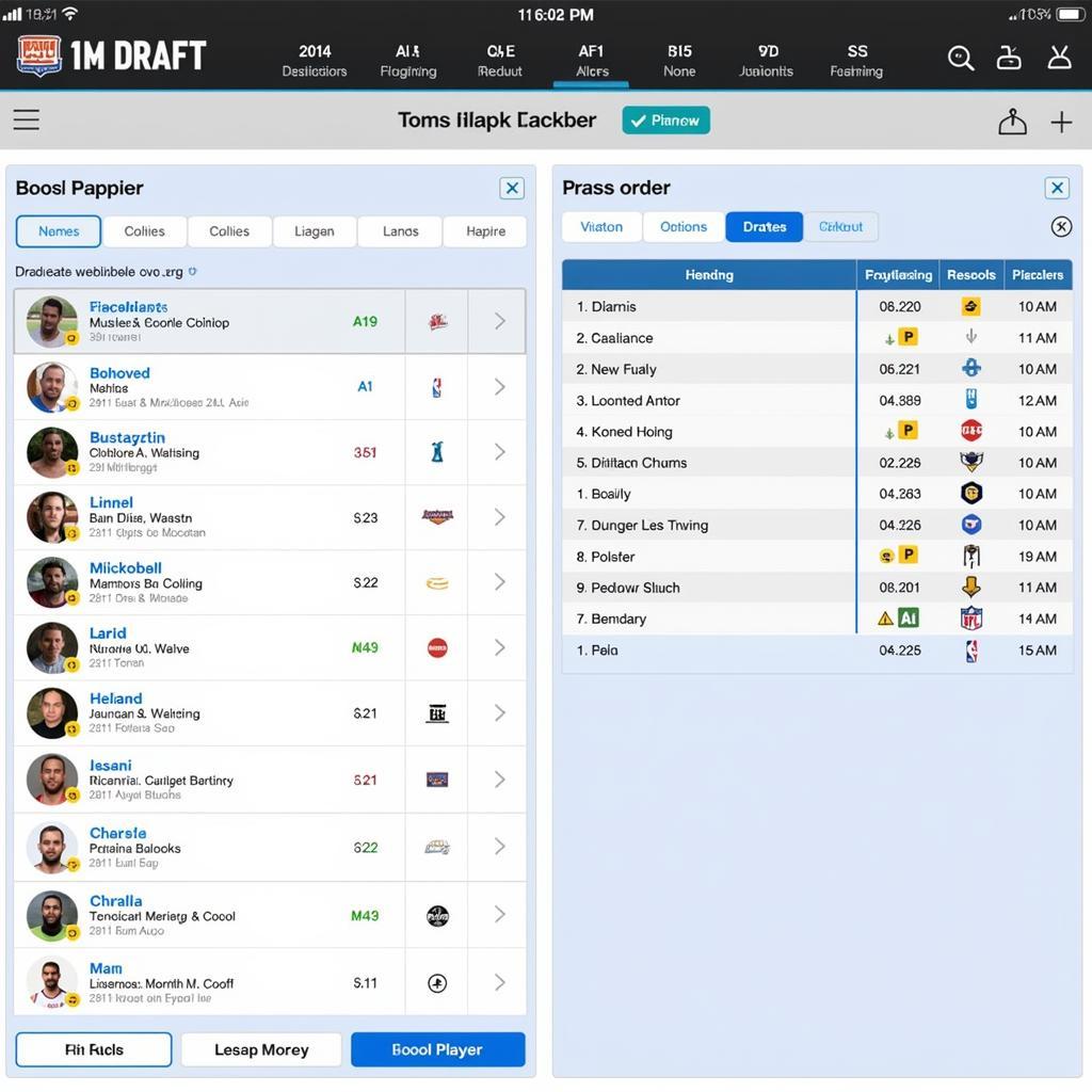 Best Fantasy Football Live Draft Board Software