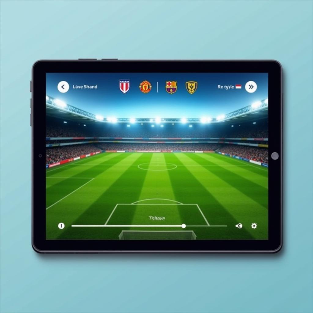 Best Football TV Live App Interface