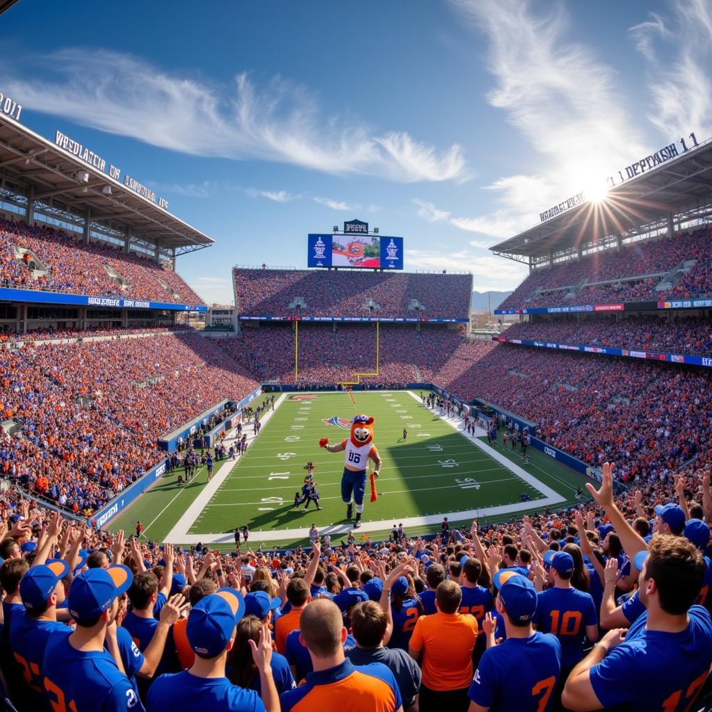 Boise State Broncos Game Day Atmosphere