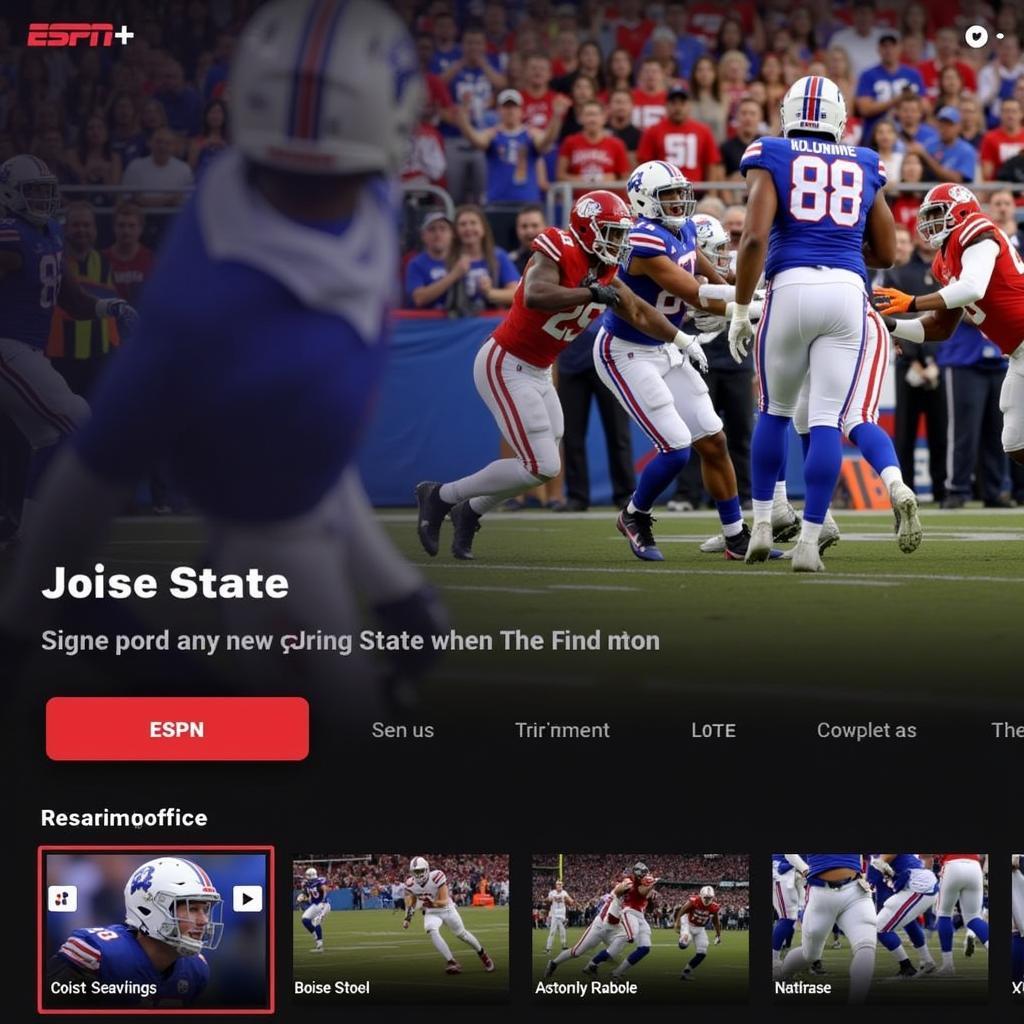 Boise State Football Live Stream on ESPN+