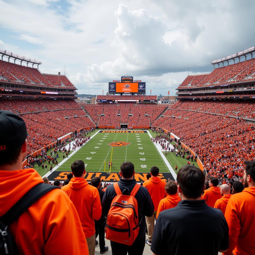 Boone Pickens Stadium Game Day Atmosphere 