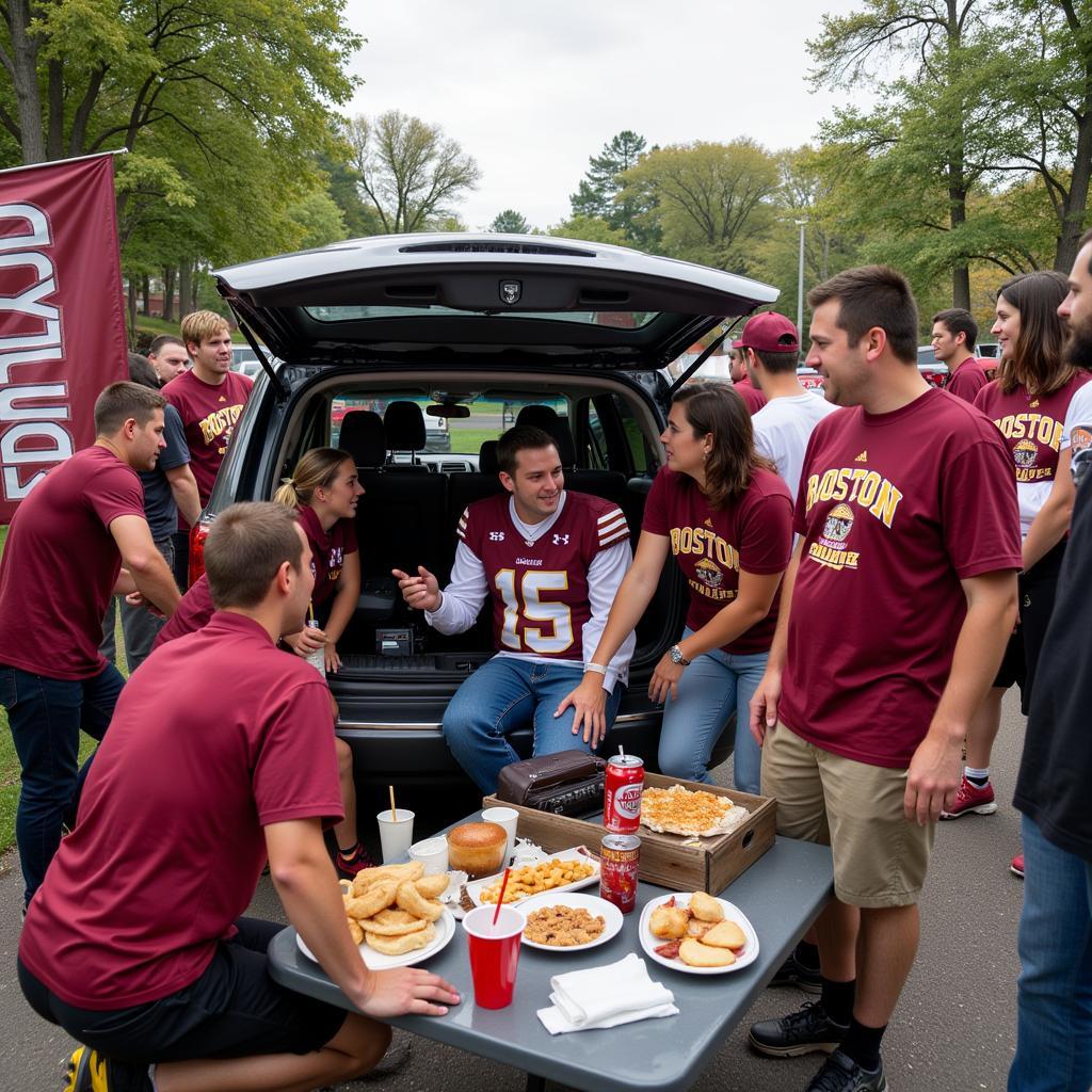 Boston College Football Tailgate with Radio