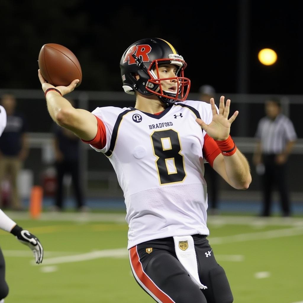 Bradford High School Football Star Quarterback