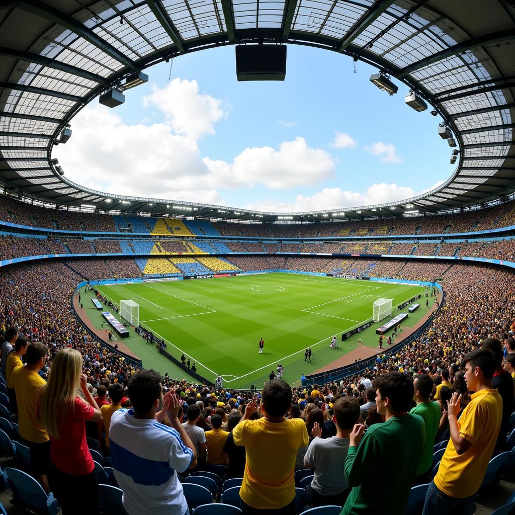 Passionate Fans of Brazil and Argentina in 2018