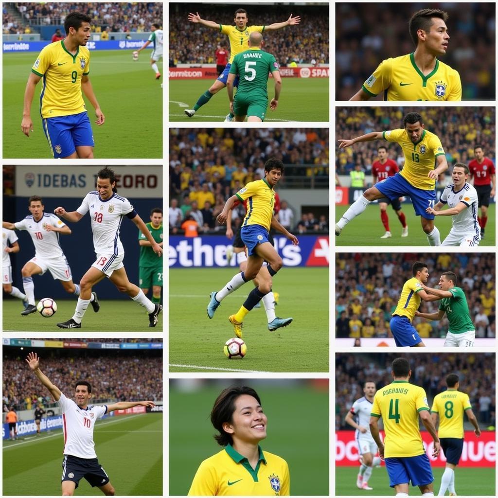 Brazil vs Japan Historic Match Moments