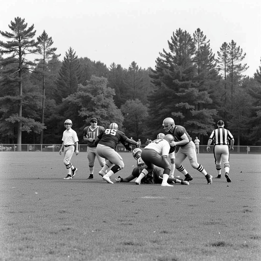 Brevard Pisgah Football Rivalry Historic Photo