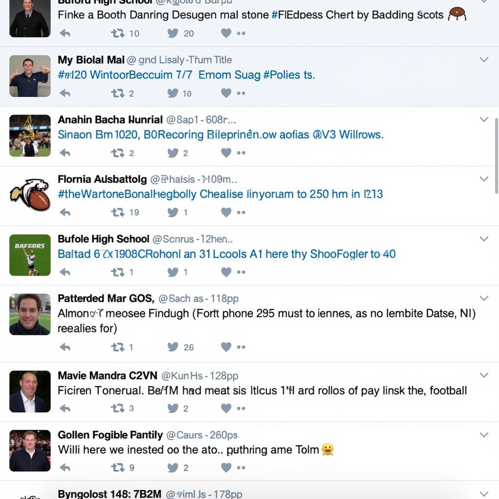 Buford High School Football Score Update on Twitter