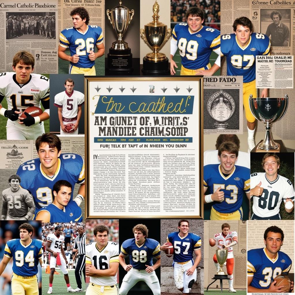 Carmel Catholic Football: Celebrating Historical Moments