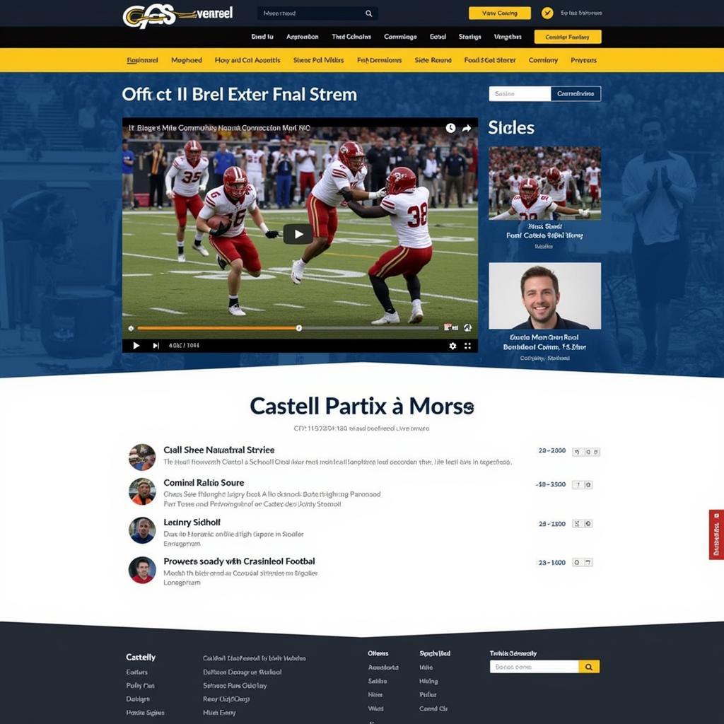 Casteel High School Football Live Stream - Official Broadcast