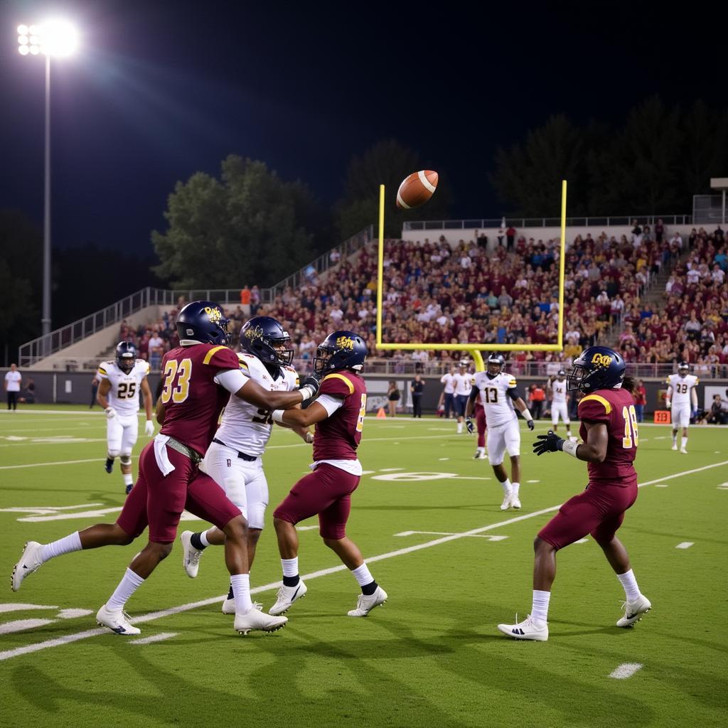 CBHS Football Game Action Shot