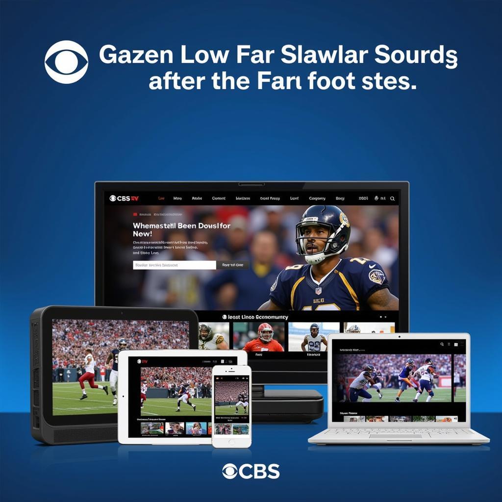 CBS Live Streaming Football Platforms