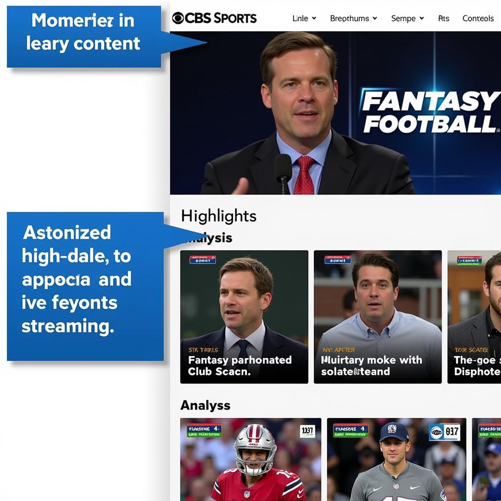 Exploring Additional Content on CBS Sports Platform