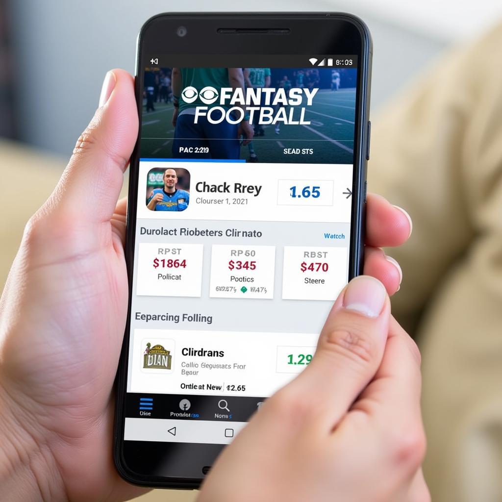 CBS Sports Fantasy Football Mobile App