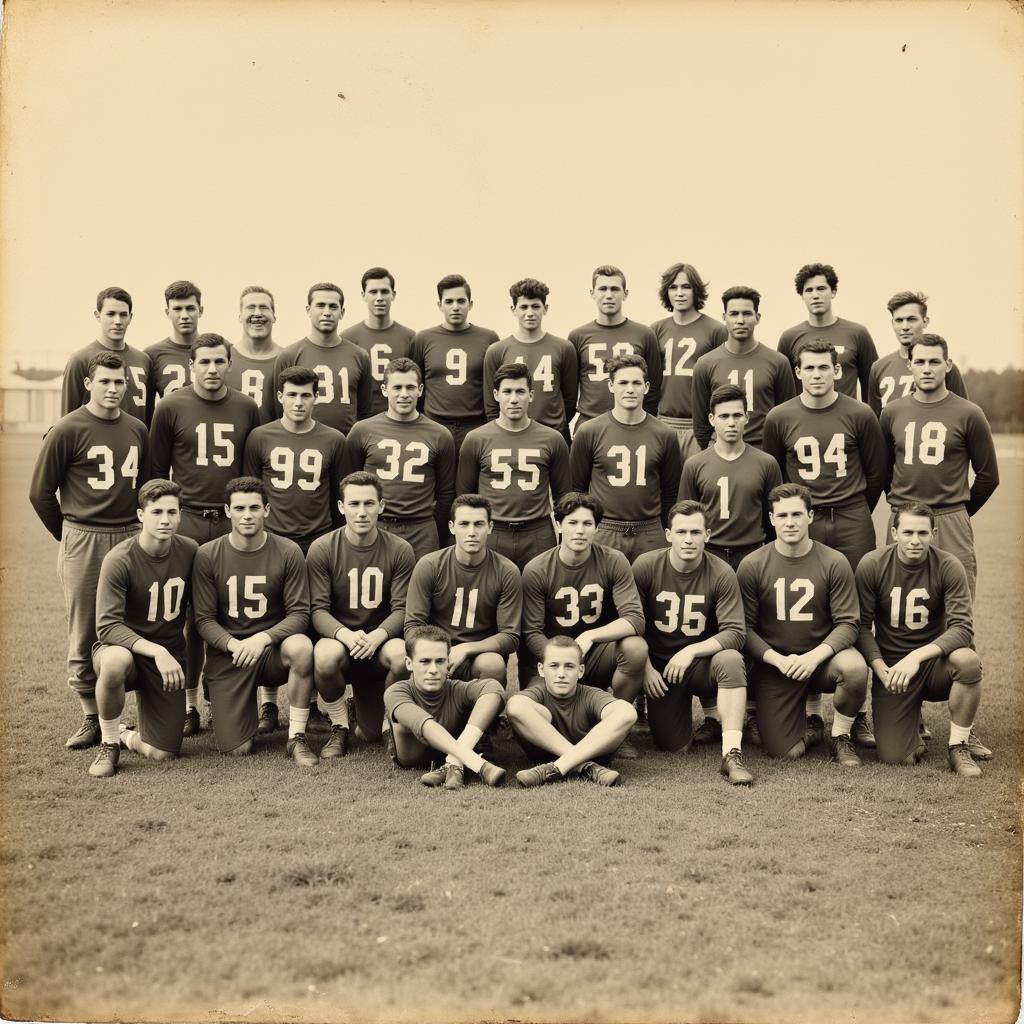 Centennial Football Historical Photo