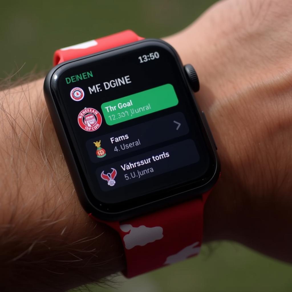 Championship Live Score Smartwatch