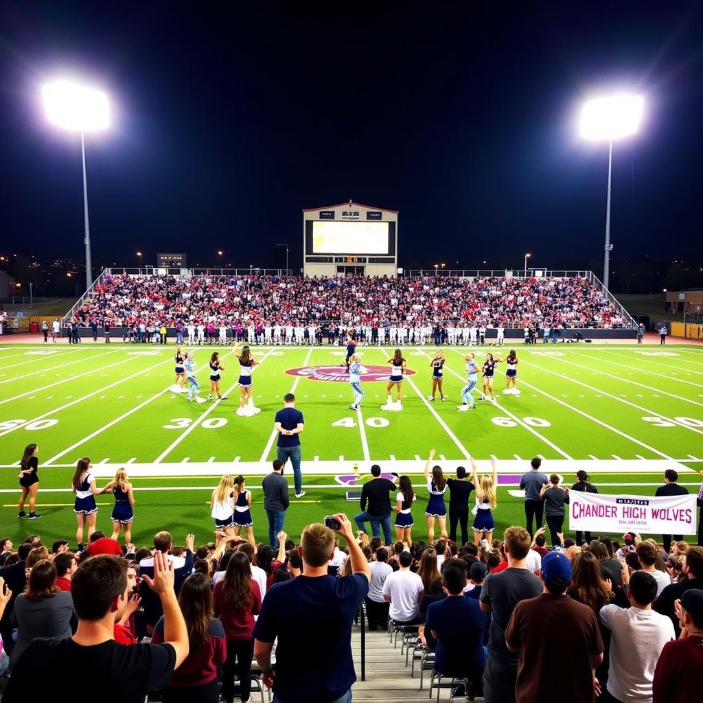 Chandler High Football Game Night