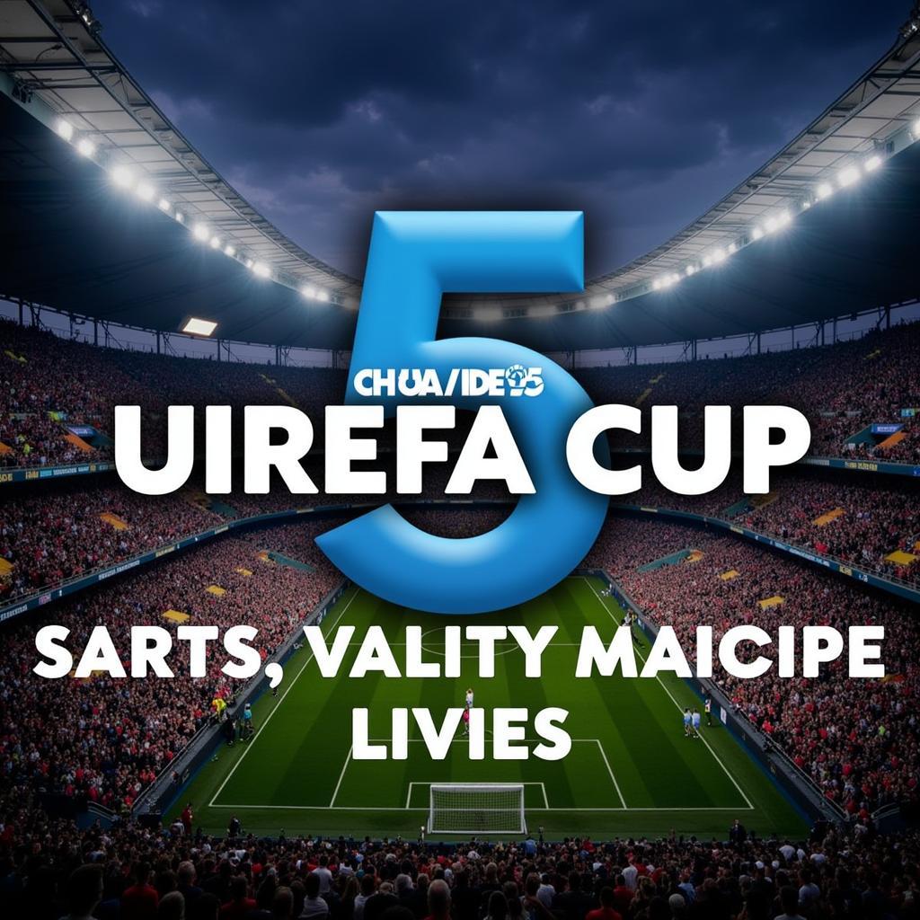 Channel 5 Live Broadcast of UEFA Cup Match