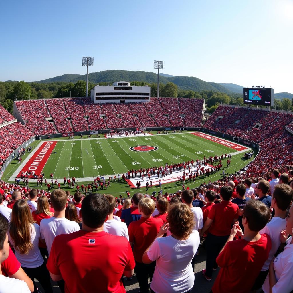 Chattooga High School Football Game Day Atmosphere