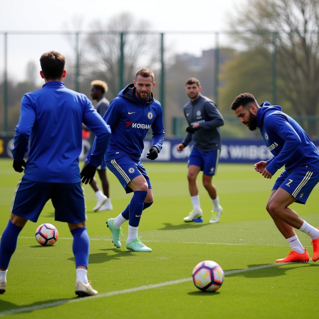 Chelsea Training Session at Cobham