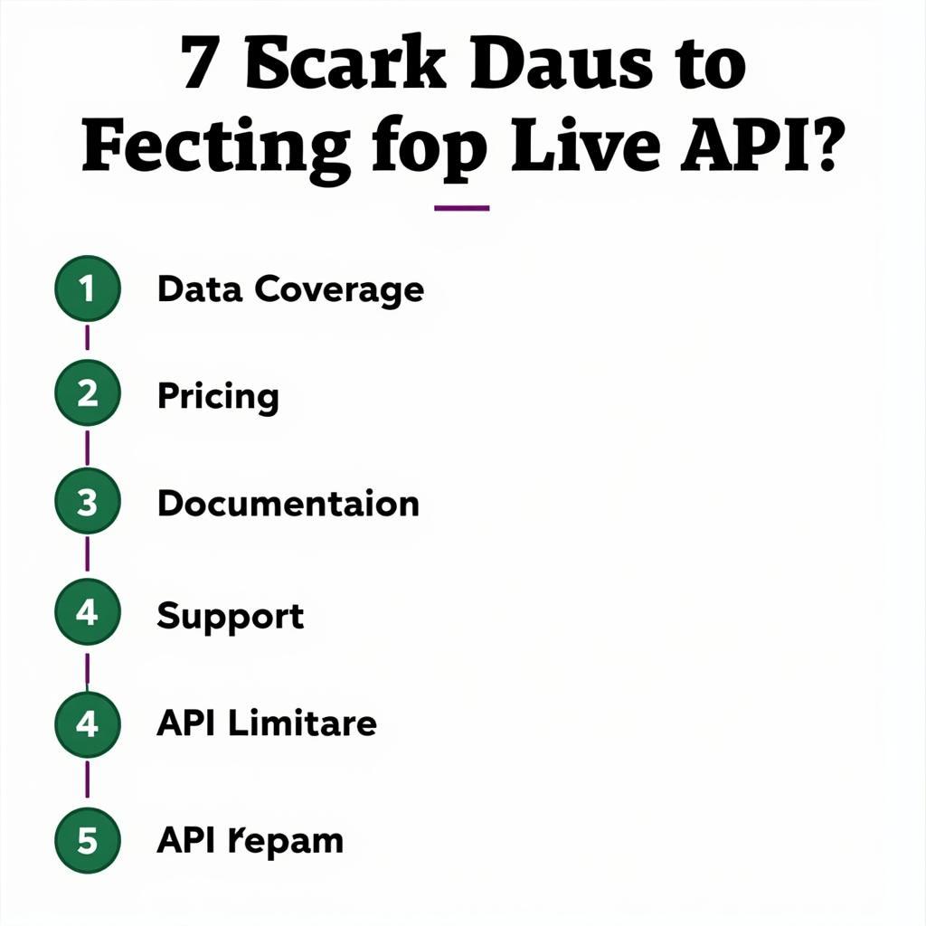 Factors to Consider When Choosing a Football Live API