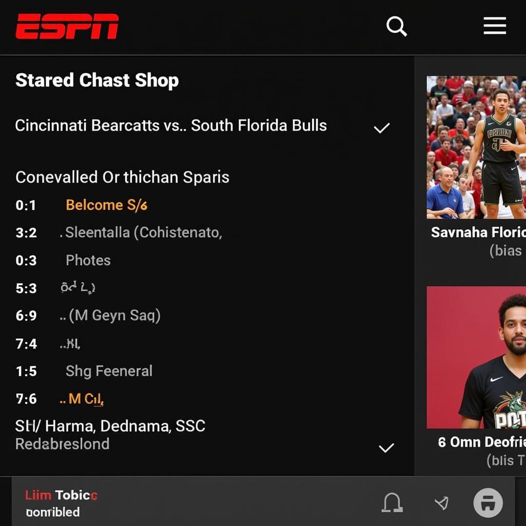 Cincinnati Bearcats vs. South Florida Bulls Live Stream on ESPN