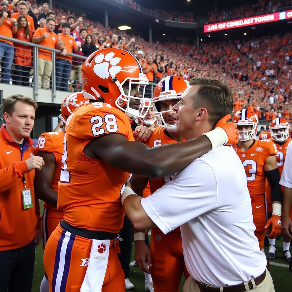 Clemson Celebration 2016 Win