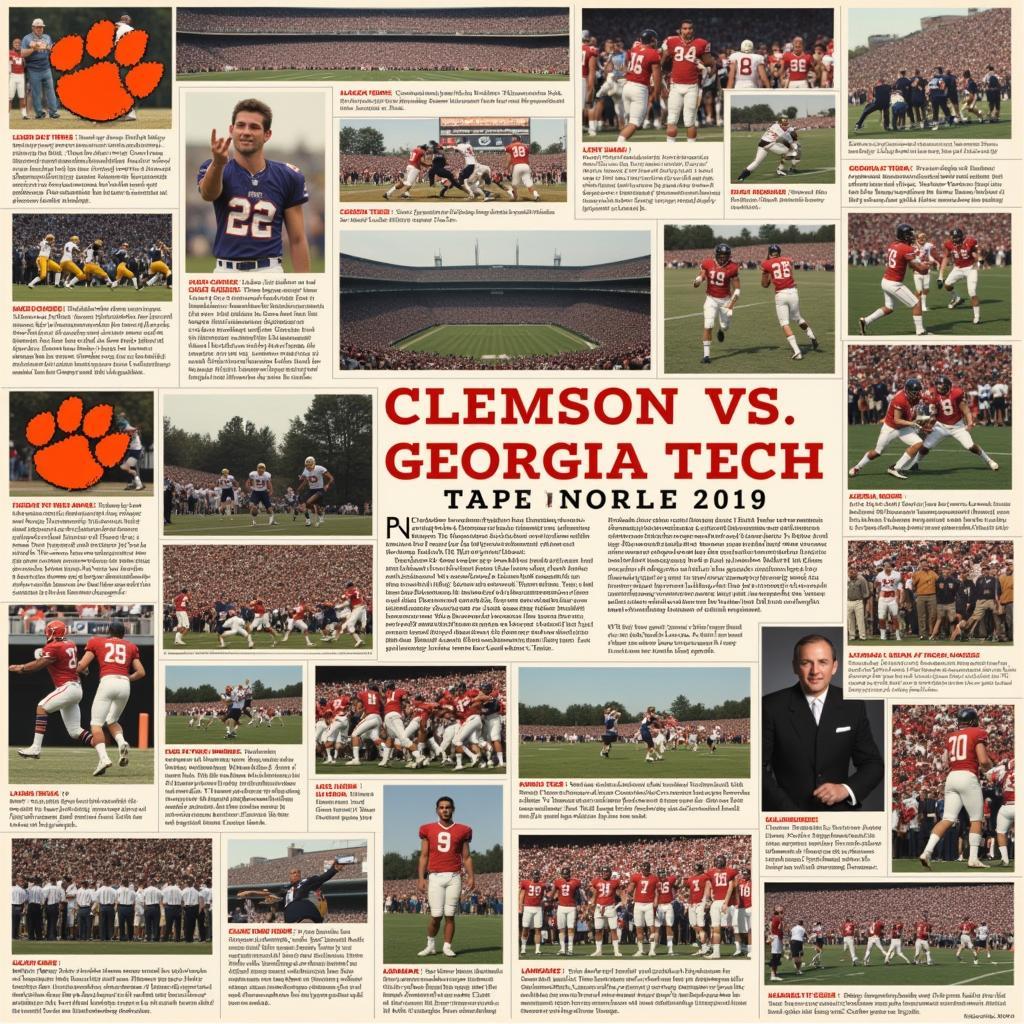 Clemson and Georgia Tech Historic Football Rivalry